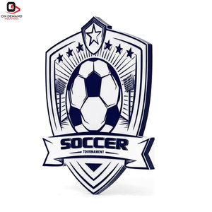 Insignias de Acero con el Escudo del Club de Fútbol, Emblemas Decorativos Ecológicos para Camisetas, Ropa Deportiva y Accesorios - Product Image 1