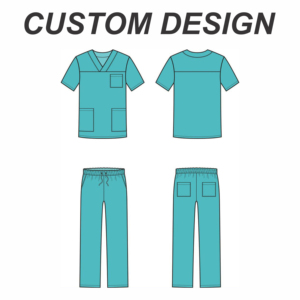 Uniformes Médicos para Mujer, Conjuntos de 2 Piezas, Blusa y Pantalones de Hospital, Mezcla de Algodón, Tela Twill, Marca Personalizada - Product Image 6