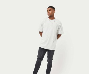 Camisetas de Manga Corta para Hombre, 100% Algodón Tejido, Diseño Color Block, Logotipo Personalizado, Corte Holgado, Estilo Urbano, Nueva Llegada - Product Image 1