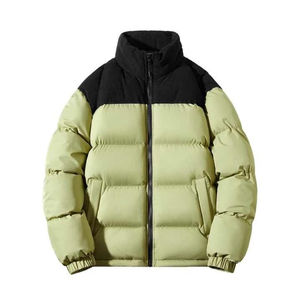 Men <b>Winter</b> Hooded Bubble Jacket Waterproof Lightweight Warm <b>Quilted</b> Casual Full Zip Regular Fit Outdoor Comfortable Outerwear - Product Image 3