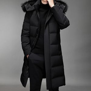 Custom <b>Bubble</b> Quilted <b>Coat</b> for Men Modern Slim Fit Design Stand Collar Front Thermal Padding Long Lasting Winter Performance - Product Image 4