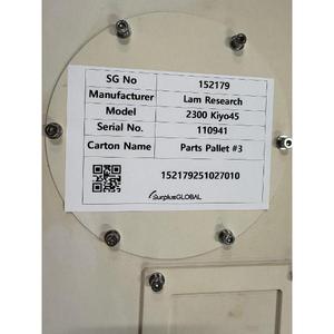Lam Research 2300 Kiyo45 Polysilicon - อุปกรณ์และอะไหล่เซมิคอนดักเตอร์ระดับโลกที่เชื่อถือได้ - Product Image 6