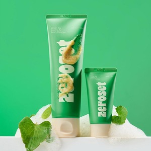 [ZEROSET] ซีโรเซ็ท กรีนที พีลลิ่ง ทู โฟม คลีนเซอร์ 120 กรัม มอยส์เจอร์ บาลานซ์ สูตรทำความสะอาดผิวหน้า ไม่ทำให้ผิวแห้ง - Product Image 3