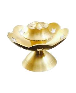 Laiton poli Agardan Star Jali pour la décoration intérieure pour l'affichage de bâton d'encens Festival de Diwali artisanat en métal élégant cadeaux de retour - Product Image 1