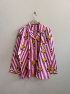 ชุดนอนผ้าฝ้ายเนื้อนุ่มสำหรับผู้หญิงอินเดีย ชุดเสื้อพร้อมกระเป๋าใส่ของ ชุดนอนผู้หญิงสำหรับฤดูร้อน ชุดผ้าคอร์ด - Product Image 6