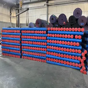 百万蓝色橙色全天候聚乙烯防水布地板防水布卷聚乙烯塑料防水布防水