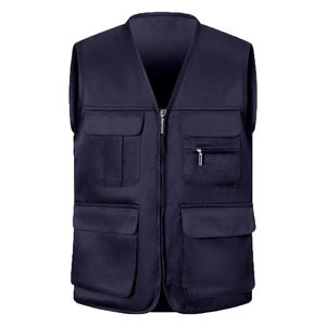 เสื้อกั๊กพัฟเฟอร์คุณภาพสูงแบบกำหนดเองสำหรับผู้ชาย อุ่นสบาย สไตล์สตรีทแฟชั่น ผลิตจากโพลีเอสเตอร์เนื้อนุ่ม วัสดุสั่งทำพิเศษ แบบไม่มีแขน - Product Image 2