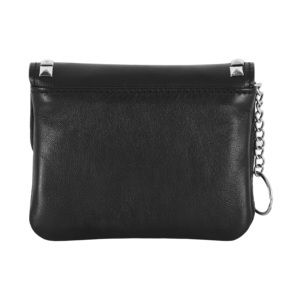 <b>Smart</b> Range Leather Ladies Genuine Lambskin Soft Napa Leather Coin Purse Black Diamond Studded Zip Key Pouch Small <b>Wallet</b> - Product Image 2