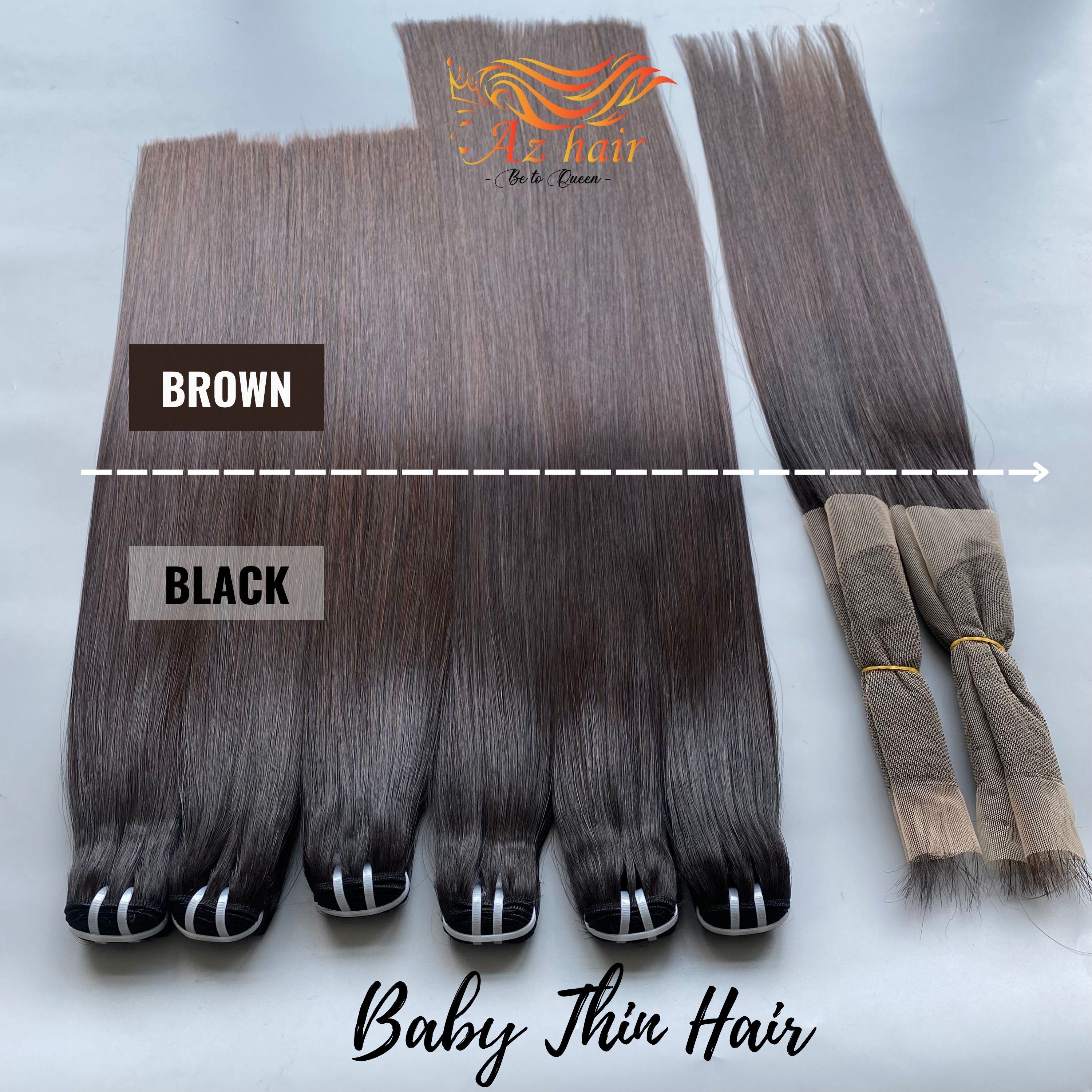 Baby thin brown tip