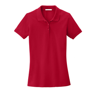 Nouveau style de polo pour femme, logo brodé personnalisé, manches courtes, respirant, pour le golf, le sport, le piqué, uniforme de travail, fourniture d'usine - Product Image 1