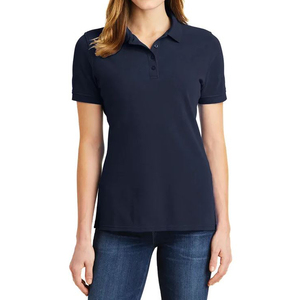 Camisetas de Mujer con Logotipo Personalizado, Nuevo Diseño, Color Sólido, Transpirables, Tejidas, Comprimidas, Ropa Casual, Moda Actual - Product Image 2