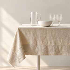Camino de Mesa de Lino de Lujo Hecho a Mano, Ecológico, Personalizable, con Patrón Sólido, Lavable y Duradero para Uso Diario, Bodas y Eventos Especiales - Product Image 2