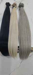 Extensiones de Cabello Humano Ondulado Remy Indio Pre-Adheridas con Puntas Planas de 100g - Product Image 4