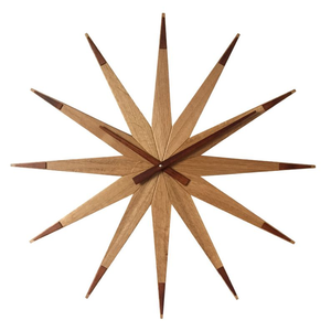 Creative Solid Wood Annual Ring Wall <b>Clock</b> Mute Design for Living Room by perfect enterprises - Product Image 1