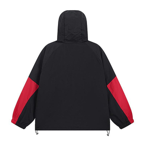 Manufacturer Wholesale Custom Wind Breaker Track Jacket Light <b>Weight</b> Windbreaker Men Waterproof Nylon Zip up Hoodies - Product Image 3