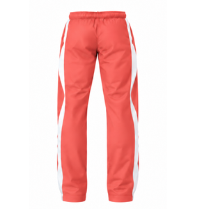 Coral White Hooded Tracksuit Set Full Zip <b>Jacket</b> Matching <b>Straight</b> Pants Custom Team Training Athletic Sportswear Two Piece - Product Image 6