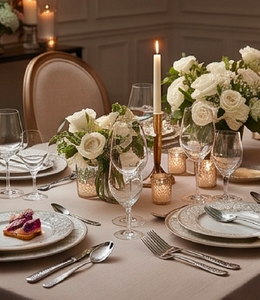 Ensemble de couverts en acier inoxydable martelé artisanal de qualité supérieure pour mariages, hôtels et restaurants haut de gamme – Parfait pour les services de table - Product Image 2