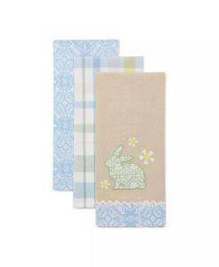 Strofinaccio coniglietto da giardino assortito, Set di 3 | Importazioni di Design - Product Image 2