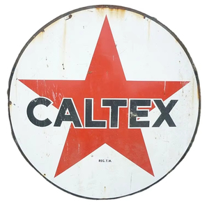 Direct Supply Custom Antique Cut Gasoline Tin Metal Sign <b>Plate</b> Vintage Iron Style 18"x32" Bar Garage Bulk Packed Offset - Product Image 1