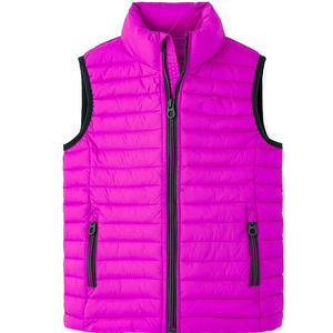 Custom Men's Lightweight <b>Packable</b> padded Down Vest Winter Stand Collar Water Resistant Puffer Outerwear for Golf - Product Image 5