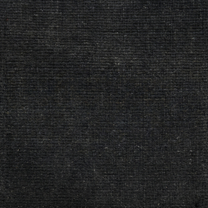 DECORDEC Tapis en laine noire obsidienne à franges, tissage plat, antidérapant, écologique, à poils épais, texturé, fait main - Product Image 4