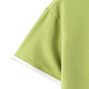 Nouveaux hommes ensembles courts personnalisés tissu doux 100% coton polaire épaisse poids lourd couleur unie blanc uni hommes ensemble court bon prix - Product Image 4