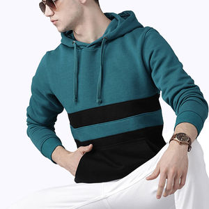 Sweat à capuche homme personnalisé OEM, coupe slim, en molleton épais de qualité supérieure, nouveau design, 100% coton. - Product Image 5