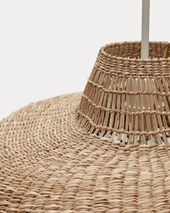 Cubierta de Lámpara Colgante Plana Tejida, Proveedor Directo de Fábrica, OEM, Ecológica, Venta al por Mayor, Pantalla de Lámpara de Seagrass Poco Profunda, Precio Económico - Product Image 3
