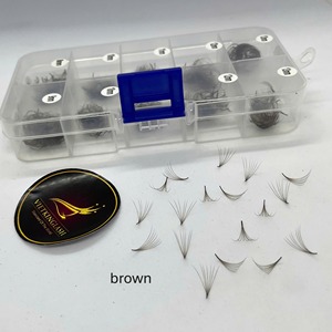 ขนตาปลอมแบบสำเร็จรูป 3D-20D  ความยาวผสมแบบธรรมชาติ  โค้ง CC/DD/LD/M  ผสมหลายแบบ  รับทำโลโก้  นุ่มเป็นธรรมชาติ - Product Image 1