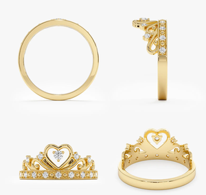 <b>Dainty</b> 14KT Gold IGI Certified Lab Grown Diamond <b>Ring</b> Vintage Engagement Jewelry Everyday Wear Gift for Women Stylish Design - Product Image 4