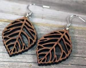 Pendientes de Estilo Vintage para Mujer, Hechos a Mano con Madera y Resina, Joyería Antigua, Accesorio de Regalo Perfecto de Crafted Treasures India - Product Image 5