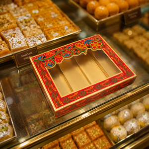 Custom Fancy <b>Sweet</b> Gift <b>Packaging</b> Box | Premium Bakery Mithai Dessert & Food <b>Packaging</b> Box for Festive Retail & Gift Use - Product Image 2