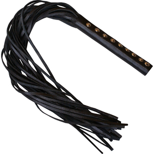 Fouet de style Whip pour séances intimes avec poignée renforcée et plusieurs brins en daim pour une manipulation confortable - Produits équestres - Product Image 6