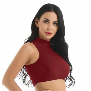 Nouveauté mode éco-responsable : t-shirt court pour femme en coton et polyester, fabriqué au Pakistan - Product Image 3