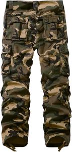 Pantalon cargo unisexe décontracté en molleton français respirant - Product Image 3