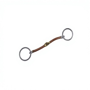 Bocado de Acero Inoxidable con Anillo Suelto y Boquilla de Hierro Dulce de 12.5cm, Marca RIAZ JAMAL INTEL, para Entrenamiento de Equitación - Product Image 3