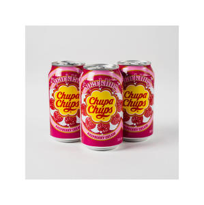 Auténtica Chupa Chups Sabor Soda de Fresa con Hemicelulosa de Soja como Estabilizante para una Textura Suave, 345ml, Cajas al por Mayor - Product Image 4