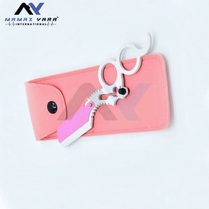 Navaja de Afeitar de Doble Filo con Recubrimiento en Polvo de Calidad Premium, Color Rosa, para Barbería, Afeitado y Cuidado Personal, para Hombres, para Afeitar la Cara y el Cuerpo - Product Image 3