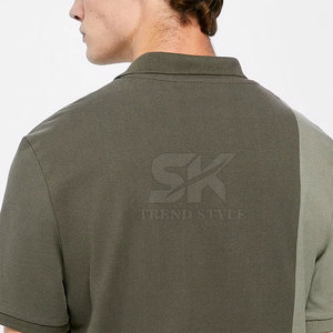 Camiseta Polo Lisa de Dos Tonos para Hombre, Diseño Personalizado, Alta Calidad, Precio Económico, Venta al Por Mayor - Product Image 6
