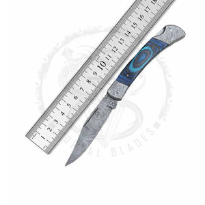 Navaja Plegable Profesional 2026 con Mango de Madera y Funda de Cuero, Herramienta de Bolsillo para Camping y Jardinería - Product Image 6