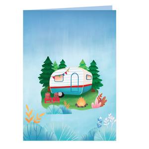 Carte de vœux 3D pop-up faite à la main, carte de voyage 3D pop-up, carte 3D pop-up en papier, cadeau pour les fêtes - Product Image 4