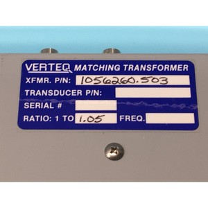 Transformateur assorti Verteq 1056260.503, rapport 1 - Équipements et pièces semi-conducteurs d'occasion fiables à l'échelle mondiale - Product Image 3