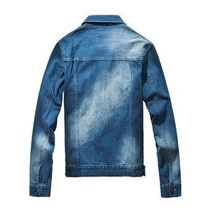 Stylish <b>Mens</b> <b>Denim</b> <b>Jacket</b> Relaxed Casual Outerwear for Modern Street Style and Comfort Apparel mass production High OEM - Product Image 5