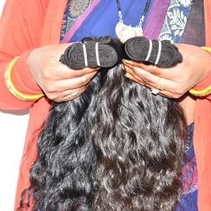 Cheveux humains indiens vierges vietnamiens pour femmes, bouclés, alignés dans le sens des cuticules, non traités, couleur naturelle, en lots de 10 à 36 pouces - Product Image 4