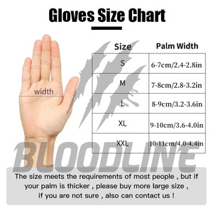 Black Leather Motorbike <b>Gloves</b> Wrist Length Faux Fur Lining Thermal Winter Outdoor Sporty Style - Product Image 2