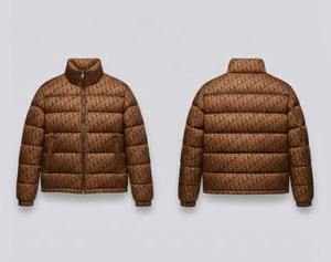 Custom Coated Canvas Eco-Friendly Quick Dry Casual Winter Puffer <b>Jacket</b> Hooded Stand Collar Zipper - Product Image 3