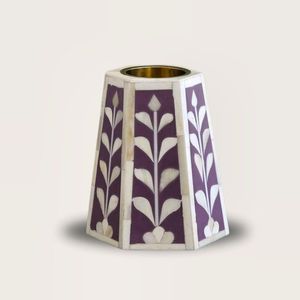 Brûleur de Bakhoor Religieux Arabe Luxueux ARIF HANDICRAFT, avec incrustation de nacre et d'os, plateau en MOP, boîte en résine, parfum de rose - Product Image 3
