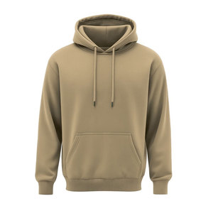 Men's <b>Red</b> Fleece Sweatshirt Regular Fit Casual Pullover with Front Pocket Autumn Wear Graphic Screen Print Blank Fleece Hoodies - Product Image 5