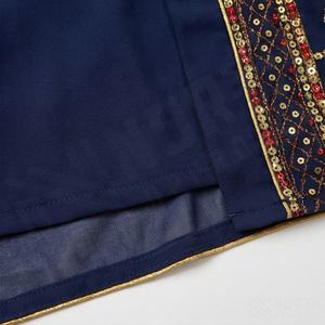 Conjunto de 2 Piezas, Abaya con Mangas de Murciélago y Lentejuelas, Vestido Casual de Verano para Mujer, Vestido de Fiesta para Ramadán, Caftán Musulmán, Color Personalizado - Product Image 6