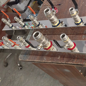 Dubey International 8 in 8 Out Ball Valve Water Manifold for Pet Mold with 2-Year Warranty Rust Free & Long Service Life - Product Image 1